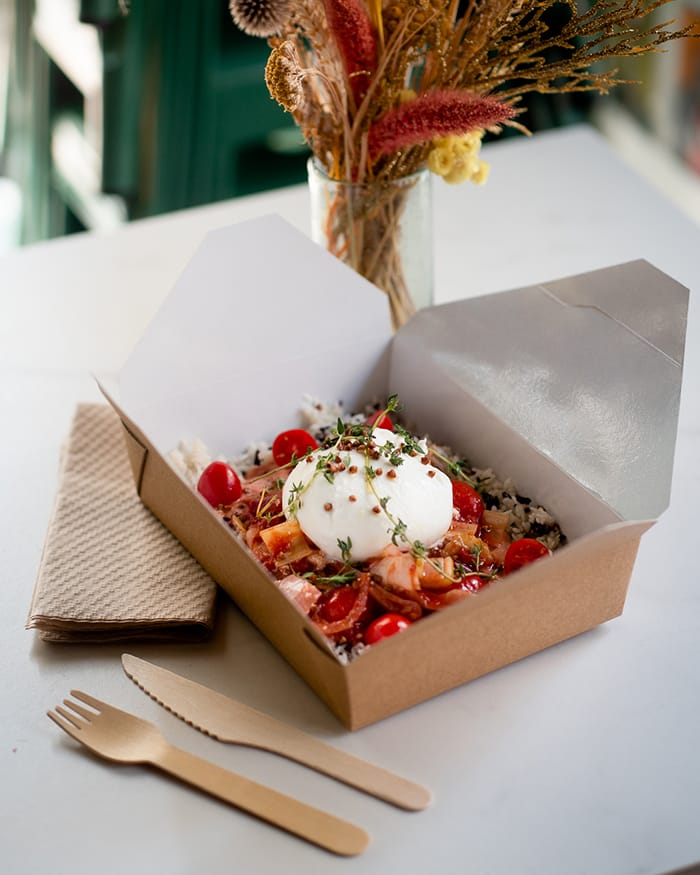 Le lichen à emporter cuisine locale bio de saison - Salade Buratina